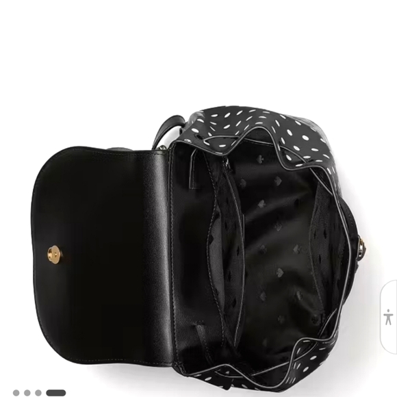 Kate Spade NWT Leather Minnie Mouse wallet and backpack/ purse & wallet.